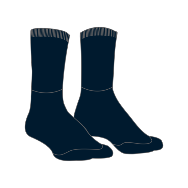 School Crew Socks Navy (3 Pack)