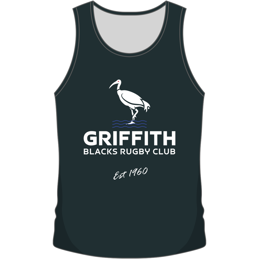 Griffith Rugby Singlets (Black)